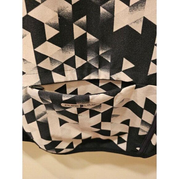 NWT‎ Women's Pure Lime Track Full Zip Athletic Jacket Black/Grey Size Medium - Picture 3 of 10